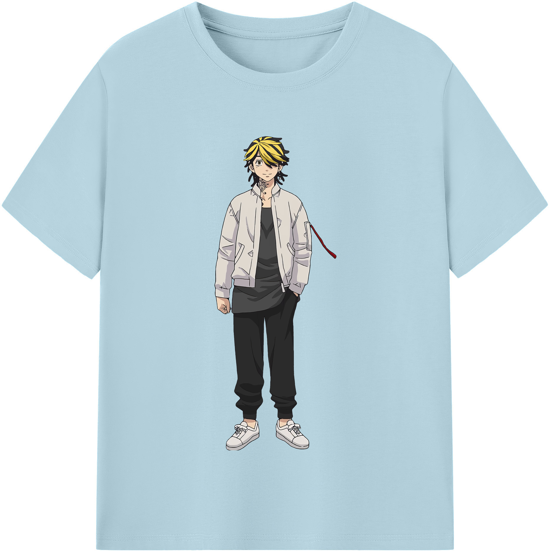 （画像用） 東京リベンジャーズ Tokyo Revengers 綿100％半袖Tシャツ（フロントプリント）